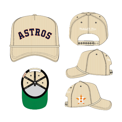 MITCHELL AND NESS MLB CORDY DEADSTOCK SNAPBACK ASTROS by Mitchell and Ness