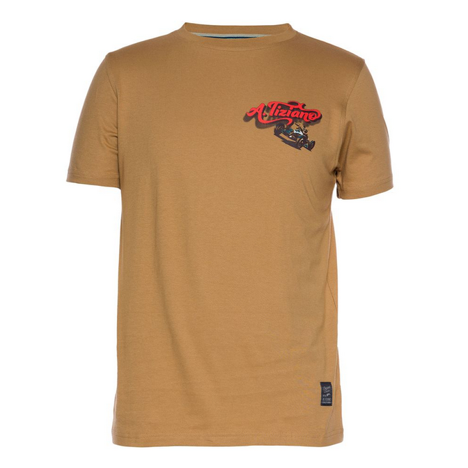 A.TIZIANO CHRISTIAN SAND GRAPHIC CREWNECK