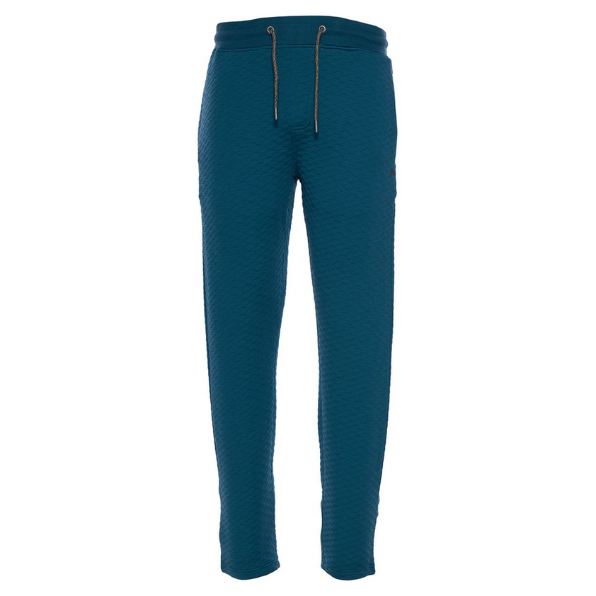 A.TIZIANO CESAR TEAL KNIT TRACK PANT