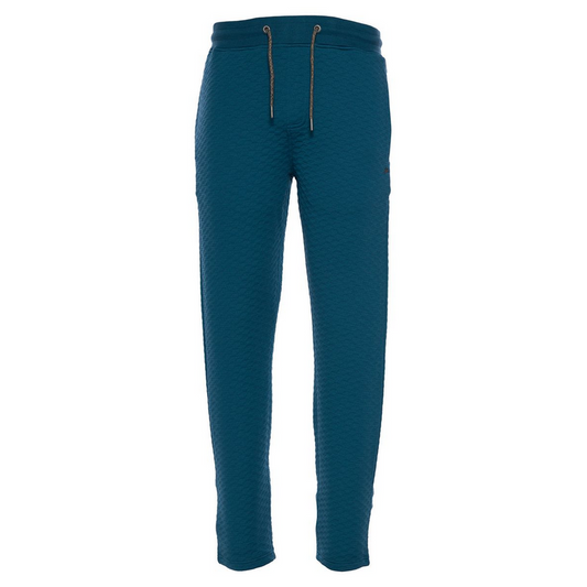 A.TIZIANO CESAR TEAL KNIT TRACK PANT by A TIZIANO