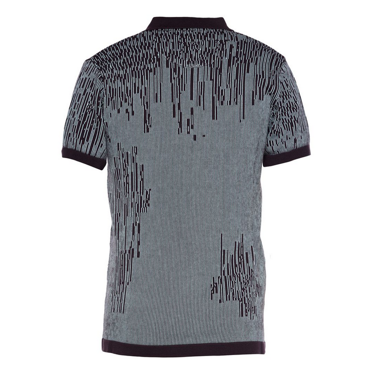 A.TIZIANO BODHI TEAL SWEATER KNIT POLO