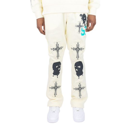 REBEL MINDS BK MASK 53 SWEATPANTS by Rebel Minds
