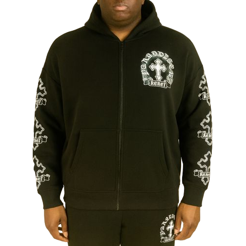 REBEL MINDS REBEL CROSS HOODIE