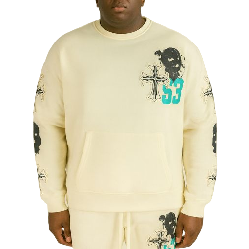 REBEL MINDS MASK 53 CREWNECK