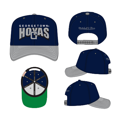 MITCHELL AND NESS GEORGETOWN HOYAS SHAPBACK