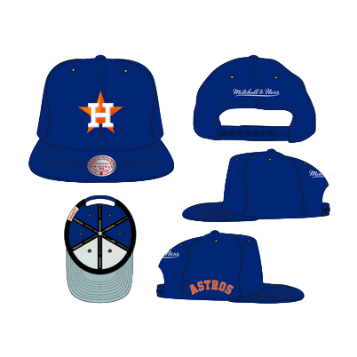 MITCHELL AND NESS ASTROS SNAPBACK by Mitchell and Ness