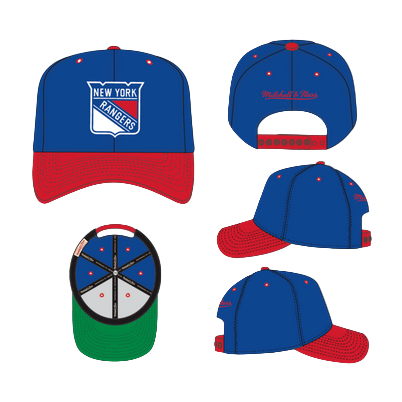 MITCHELL AND NESS PRO RANGERS SNAPBACK