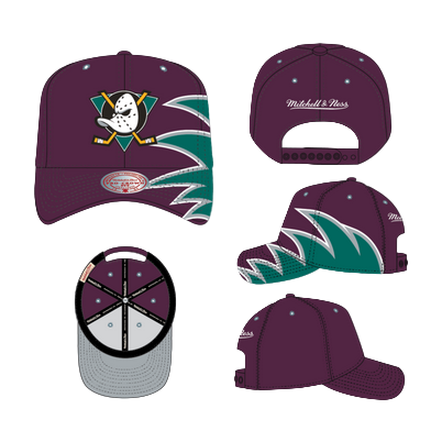 MITCHELL AND NESS VINTAGE SHARK DUCKS SNAPBACK