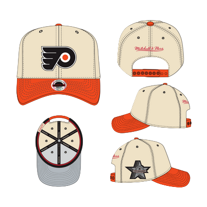 MITCHELL AND NESS FLYERS PATCH SNAPBACK