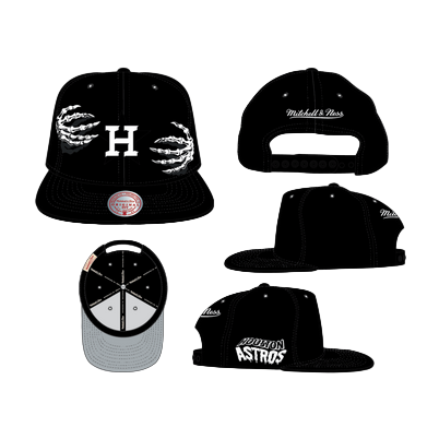 MITCHELL AND NESS BONES HOUSTON SNAPBACK