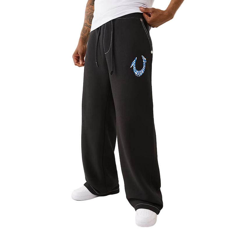 TRUE RELIGION PAINTED HORSESHOE BAGGY T PANTS by True Religion