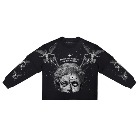 ROKU STUDIO FROM HEAVEN TO THE STREET BOXY TEE by ROKU