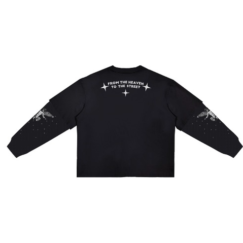ROKU STUDIO FROM HEAVEN TO THE STREET BOXY TEE by ROKU