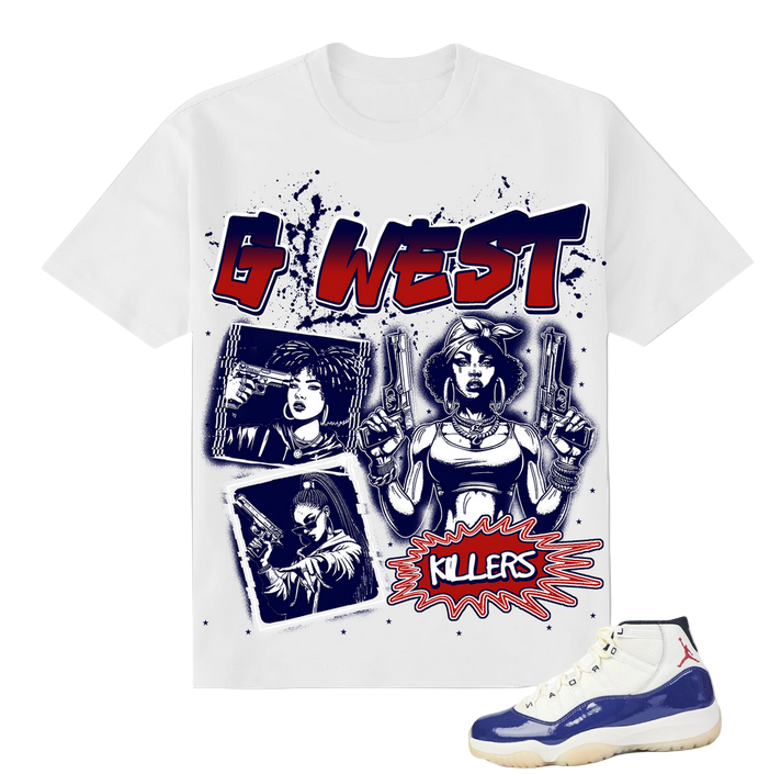 G WEST GANGSTA GODESSES TEE
