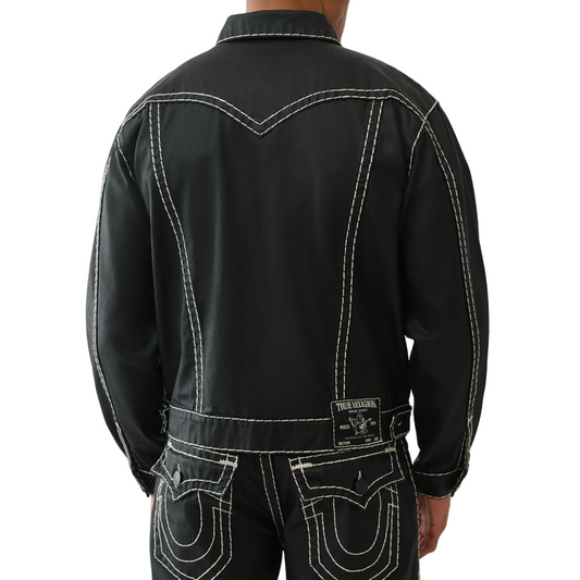 TRUE RELIGION OVERSIZE COATED JACKET by True Religion