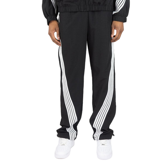 REBEL MINDS STRIPE NYLON PANTS by Rebel Minds