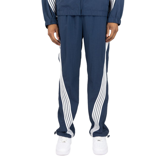 REBEL MINDS STRIPE NYLON PANTS by Rebel Minds