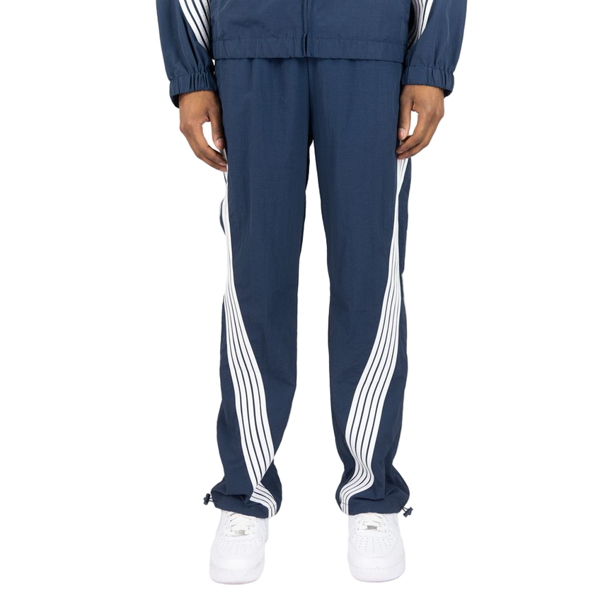 REBEL MINDS STRIPE NYLON PANTS by Rebel Minds