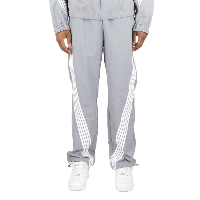 REBEL MINDS STRIPE NYLON PANTS by Rebel Minds