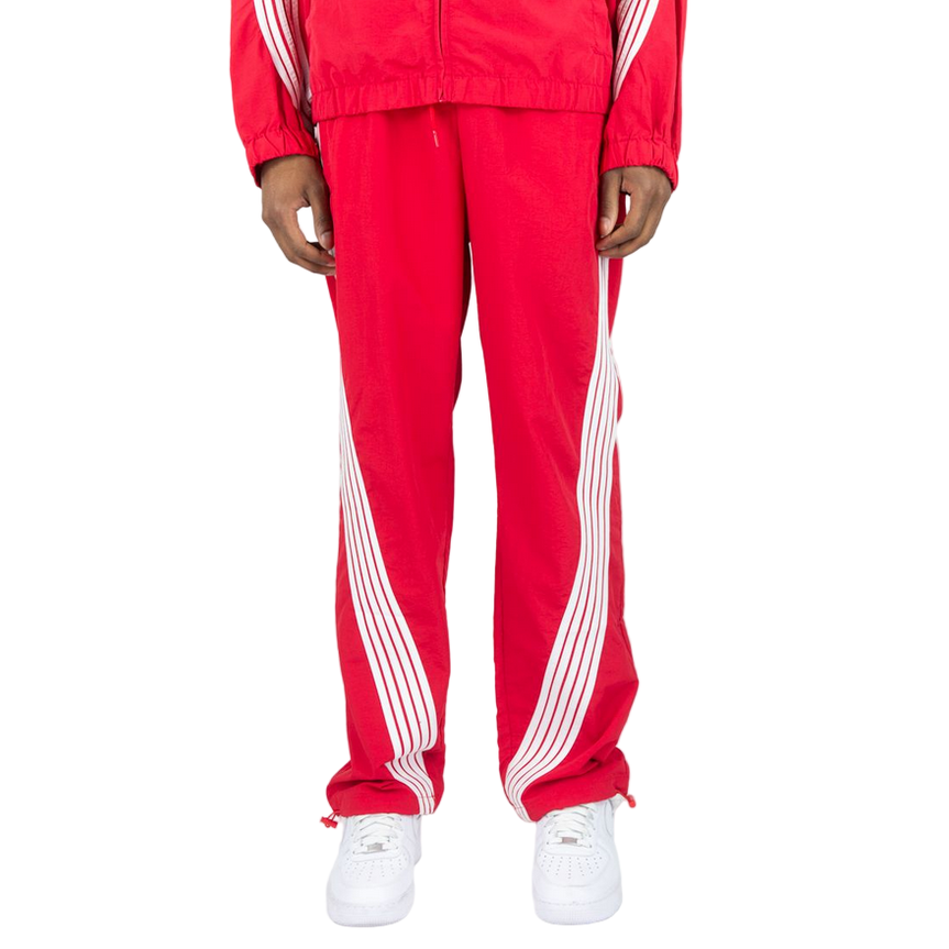 REBEL MINDS STRIPE NYLON PANTS by Rebel Minds