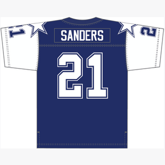 MITCHELL AND NESS DEION SANDERS COWBOYS