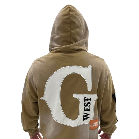 G WEST DISTRESSED HOODIE