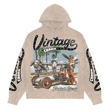 ROKU STUDIOS VINTAGE CHARM HOODIE by ROKU