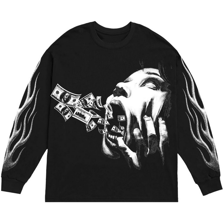 WKNDRIOT MONEY TALK LONG SLEEVE