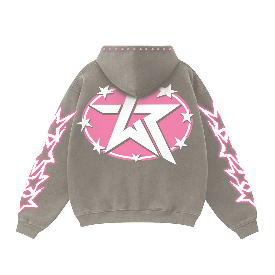 WKNDRIOT HIGH FASHION ZIP UP HOODIE