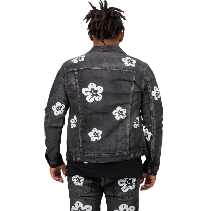 FWRD FLOWER DENIM JACKET