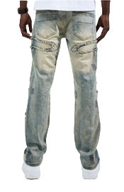 BLACK LIGHT TINTED/GREY DENIM