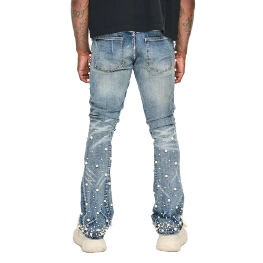 VALABASAS SHEAM STACKED JEANS by VALABASAS