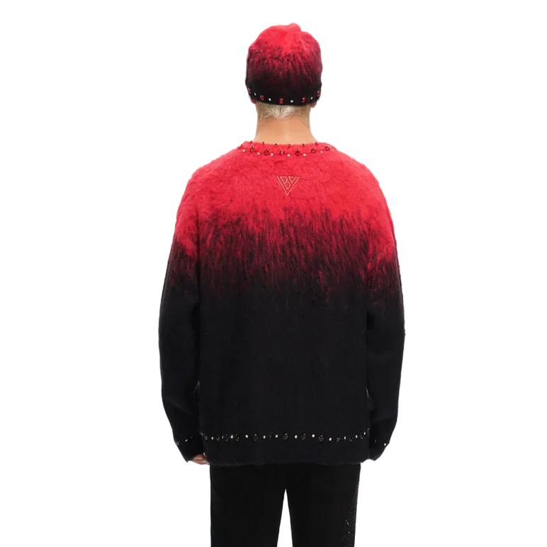 VALABASAS ARRANGED MOHAIR SWEATER