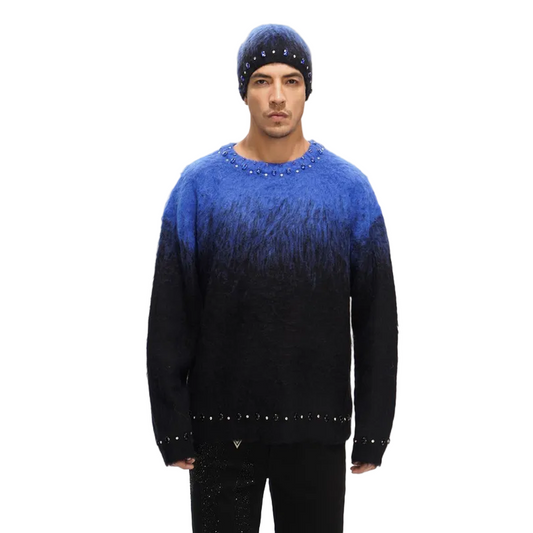 VALABASAS ARRANGED MOHAIR SWEATER by VALABASAS