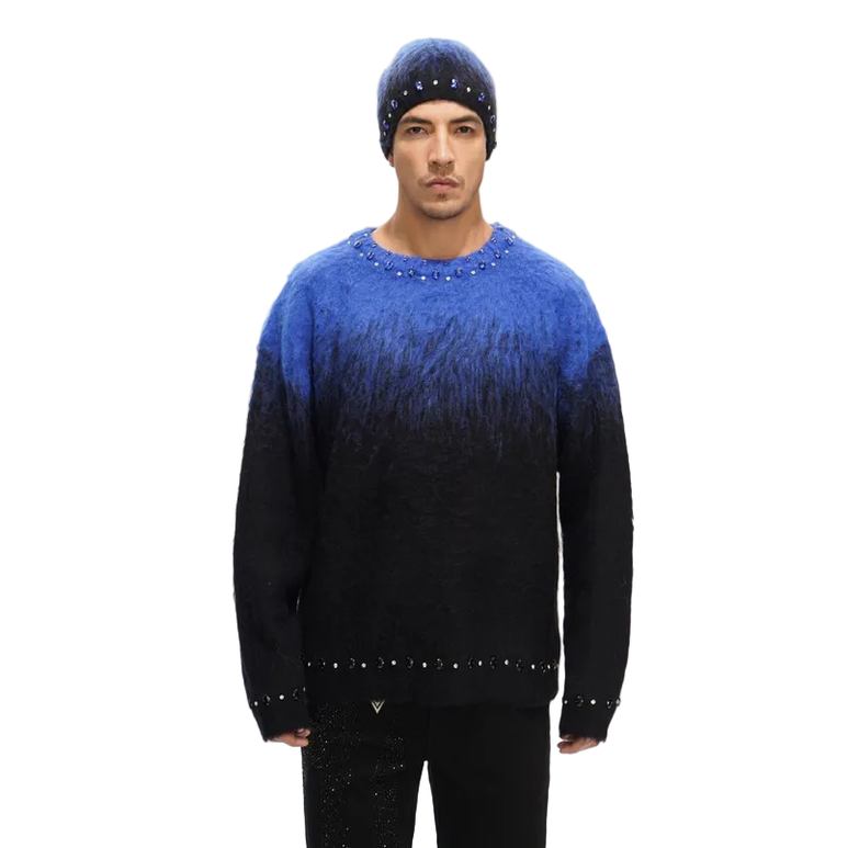 VALABASAS ARRANGED MOHAIR SWEATER by VALABASAS
