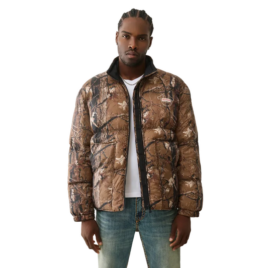 TRUE RELIGION FOREST CAMO PUFFER by True Religion