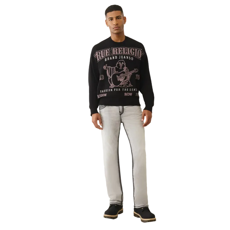 TRUE RELIGION LS BOXY SWEATER
