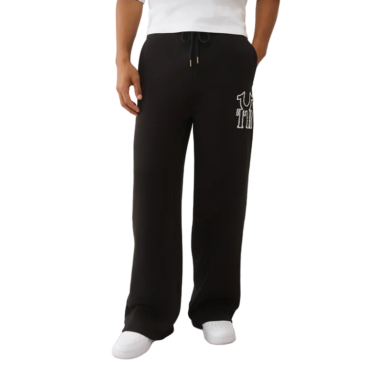 TRUE RELIGION RIB STITCH BAGGY SWEATPANTS by True Religion