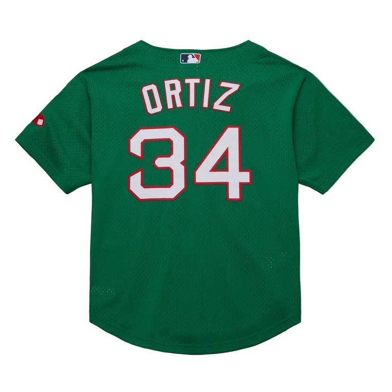 MITCHELL AND NESS DAVID ORTIZ RED SOX JERSEY