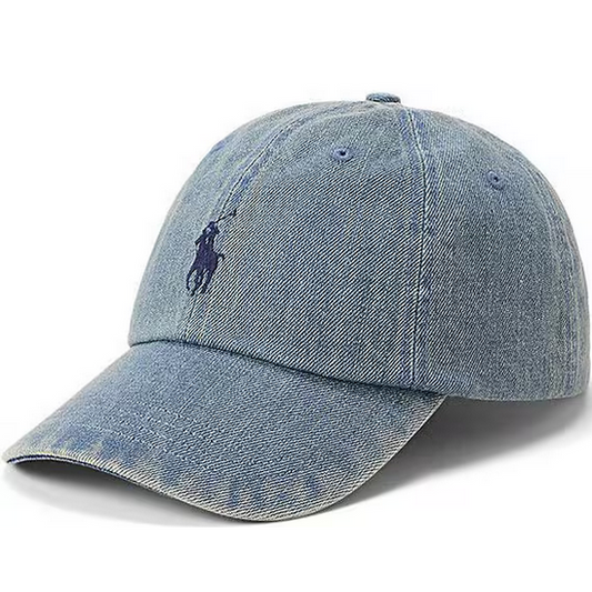 POLO M CLASSICS BLUE DENIM HAT by POLO