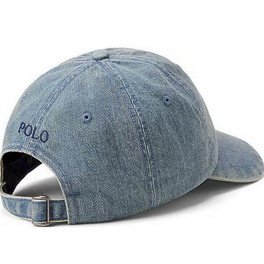 POLO M CLASSICS BLUE DENIM HAT by POLO