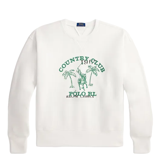 POLO VINTAGE FLEECE KNIT SWEATSHIRT