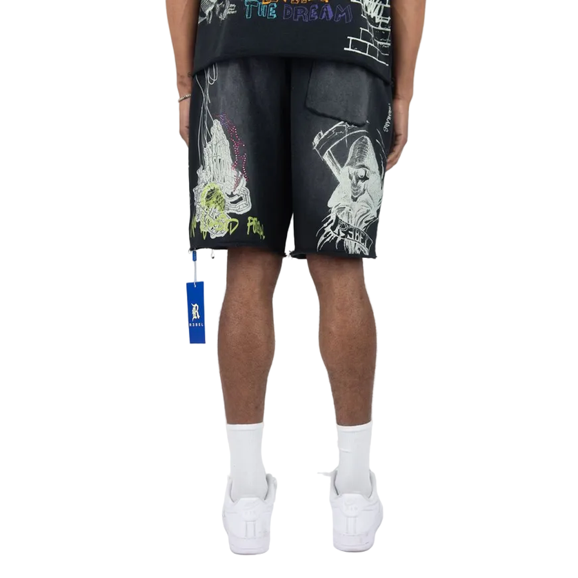 R3BEL CULTURE SHORTS