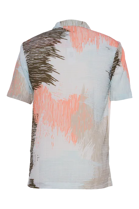 A TIZIANO PRESS SHORT SLEEVE PRINTED SHIRT