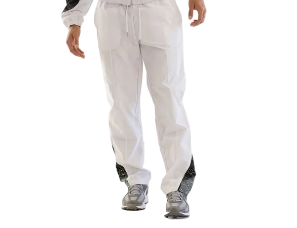 KINDRED KD RHINESTONE NYLON TRACKPANTS