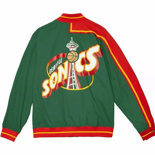 MITCHELL AND NESS 95 SUPERSONICS JACKET by Mitchell and Ness