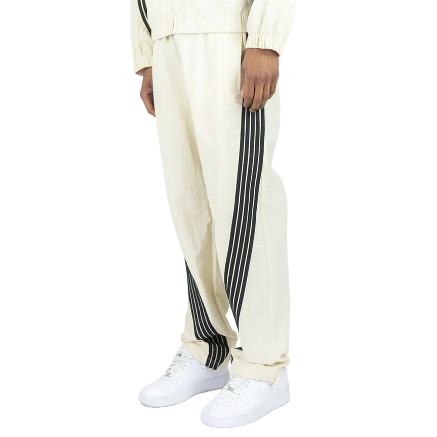 REBEL MINDS STRIPED NYLON PANTS by Rebel Minds