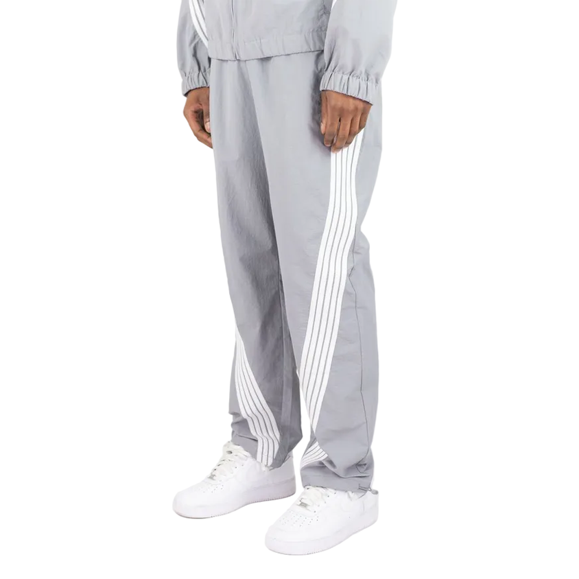 REBEL MINDS STRIPED NYLON PANTS by Rebel Minds