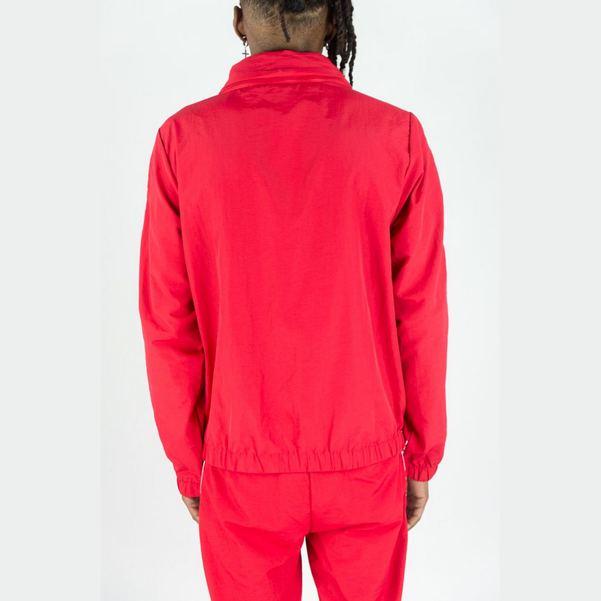 REBEL MINDS STRIPED NYLON WINDBREAKER