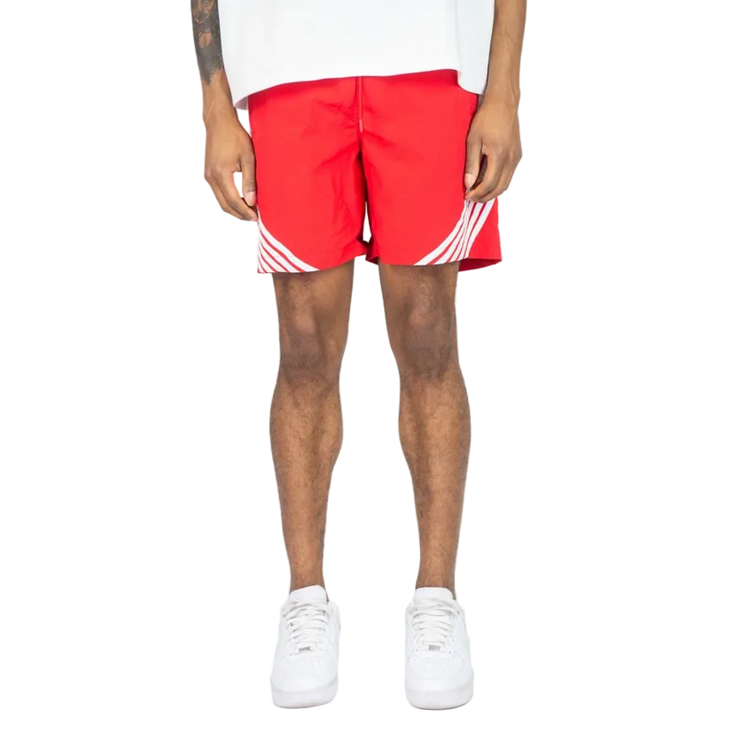 REBEL MINDS STRIPED NYLON SHORTS by Rebel Minds
